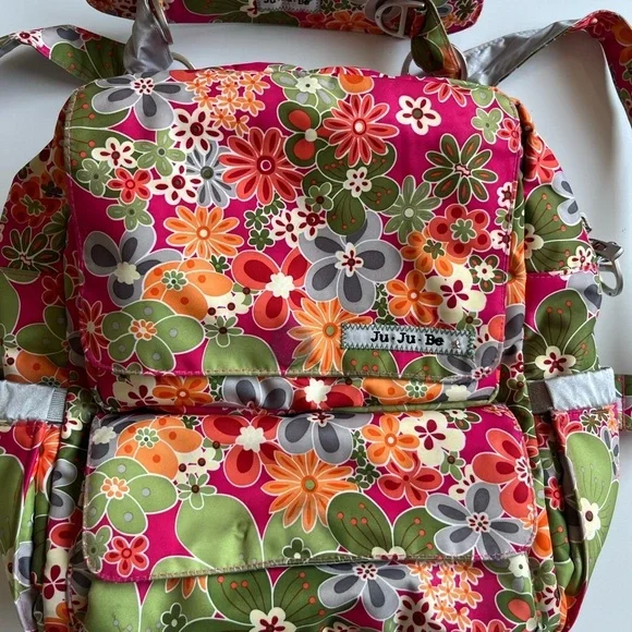 Ju-Ju-Be Floral insulated diaper backpack Bag - Multicolor - Picture 3 of 12